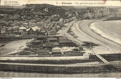 CPA Fecamp Vue Generale Prise du Calvaire