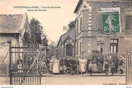 80 - Feuquières en Vimeu - SAN22288 - Usine de Serrurerie - Entrée des Ouvriers