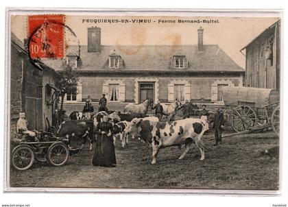 CPA 80 - FEUQUIERES EN VIMEU - FERME BERNARD BULTEL