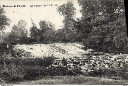 CPA Environs de Feurs La cascade de Theloy