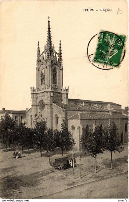 CPA FEURS - L'Église (581109)