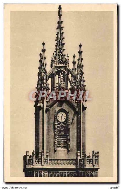 CPA Feurs Le clocher de l'eglise