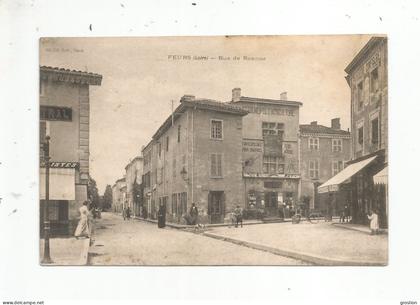 FEURS (LOIRE) RUE DE ROANNE (COMMERCES)