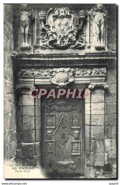 CPA Figeac Porte Sully