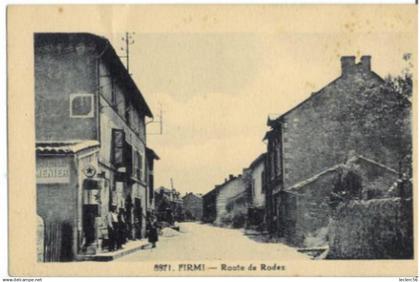 12 FIRMI ROUTE DE RODEZ pompe à essence CPA 2 SCANS