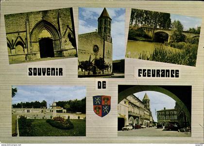 CPSM Fleurance Le Portail De I'Eglise