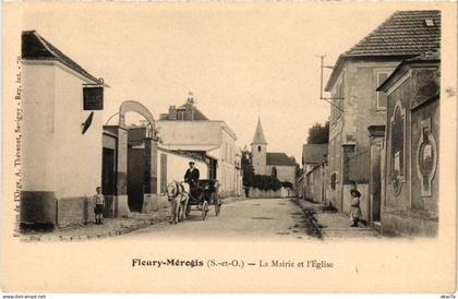 CPA Fleury Merogis La Mairie et Eglise (1360058)