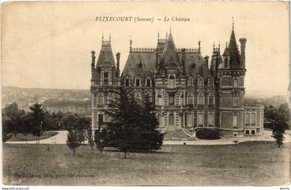 CPA Flixecourt le chateau (1499099)