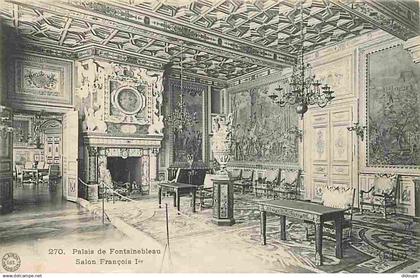 77 - Fontainebleau - intérieur du Palais de Fontainebleau - CPA - Voir Scans Recto-Verso