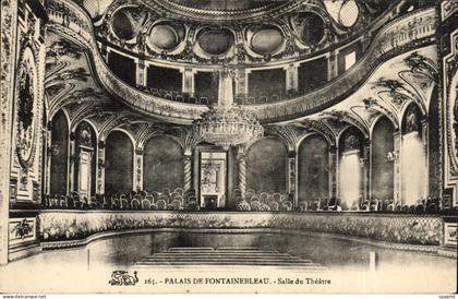 Fontainebleau - Salle du Theatre - CPA