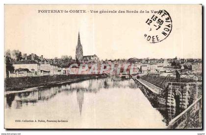 CPA Fontenay Le Comte Vue generale des Bors de la Vendee