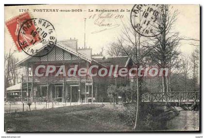 CPA Fontenay Sous Bois Le Restaurant De La porte jaune