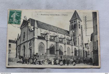 Fontenay sous bois, l'église, Val de Marne 94
