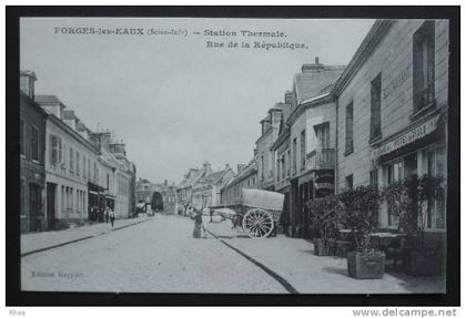 76 Forges-les-Eaux attelage cheval    D76D  K76276K  C76276C RH032727