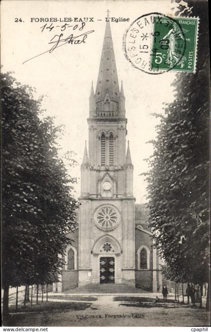 CPA Forges Les Eaux L'Eglise
