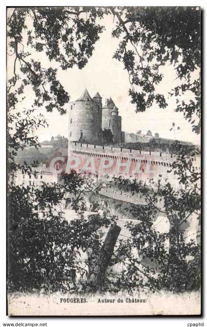CPA Fougeres Autour du Chateau