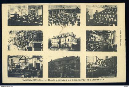 cpa du 59  Fourmies  -- l' école pratique de Commerce et d' Industrie    GX39