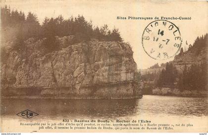 CPA Sites Pitoresques de Franche Comte Bassins du doubs Rocher de l'Echo