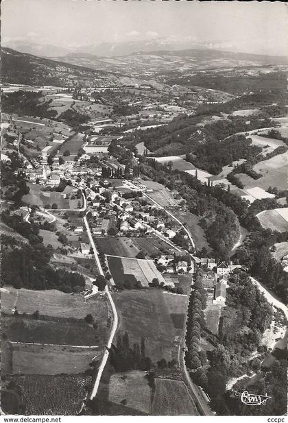CPSM Frangy vue aérienne - Au fond La Tournette