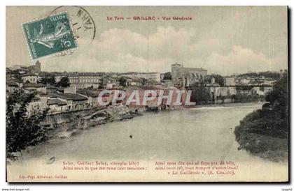 Gaillac - Vue Generale - CPA