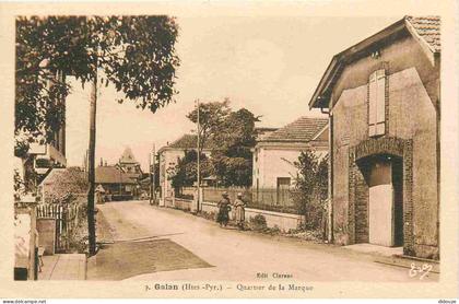 Carte Postale Ancienne - 65 - Galan - Quartier de la marque - Animée - CPA - Voir Scans Recto-Verso