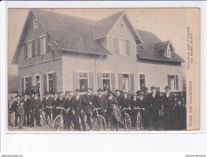 GAMBSHEIM: gruss aus, wirtschaft zum rebstock von michel riebel - état