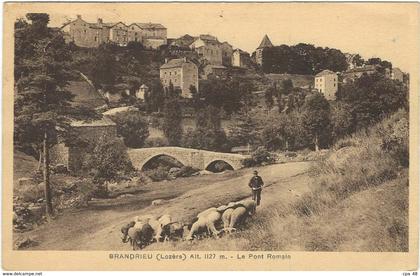 LOZERE : Grandrieu, Le Pont Romain