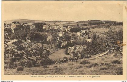 LOZERE : Grandrieu, Vue Générale