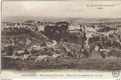 LOZERE : Grandrieux, Vue générale...
