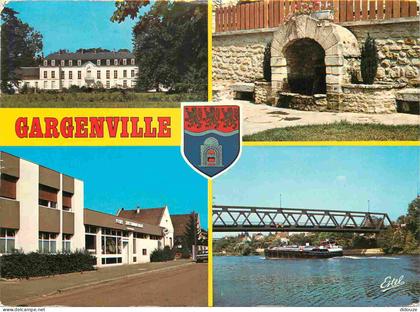 78 - Gargenville - Multivues - Blasons - CPM - Voir Scans Recto-Verso