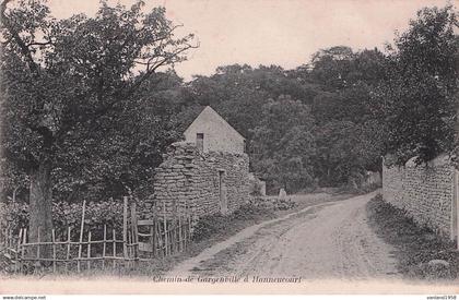 GARGENVILLE- HANNECOURT-chemin de Gargenville