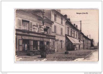 95 GARGES LES GONESSES Café Billard Grenier, Poste Auxiliaire, Cabine Téléphonique, ed Grenier, 1917 *** ETAT ***