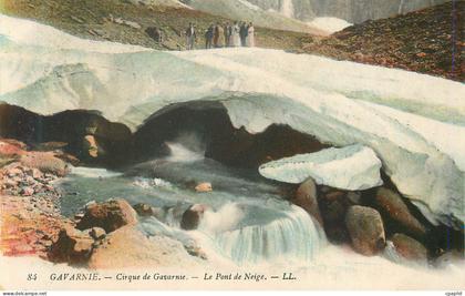 CPA 84 gavarnie cirque de gavarnie le pont de neige