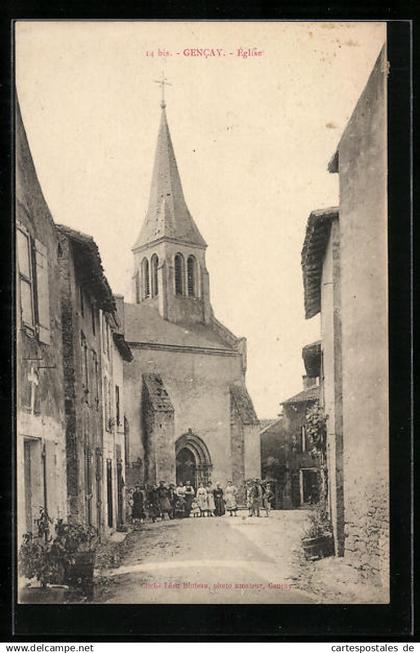 CPA Gencay, Eglise