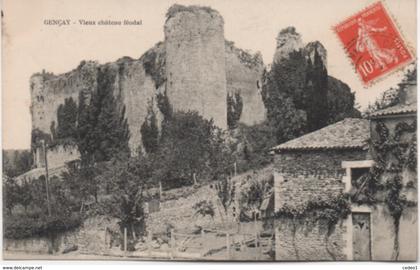 GENCAY  VIEUX CHATEAU FEODAL