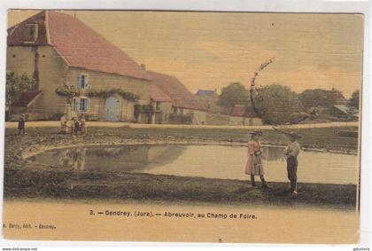 Jura - Gendrey - Abreuvoir, au Champ de Foire