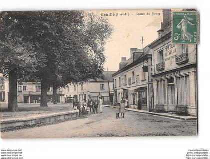 CPA 37 Genillé centre du bourg