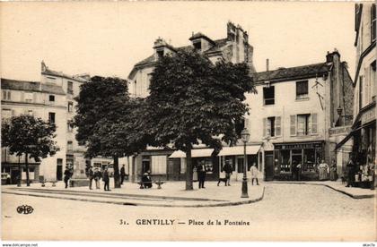 CPA Gentilly Place de la Fontaine (1364297)