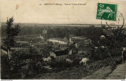 CPA GENTILLY Vue du Viaduc d'ARCUEIL (671902)
