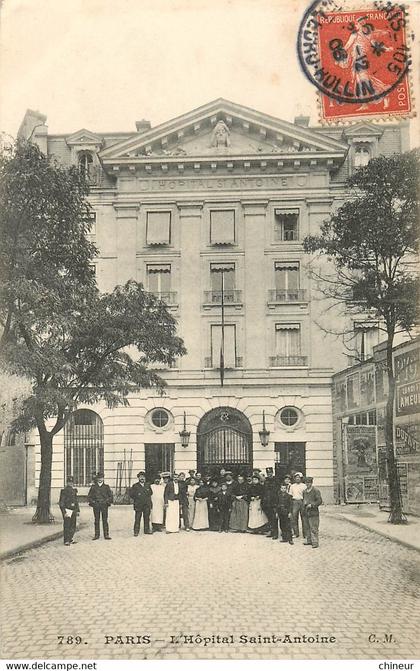PARIS 75012 L'HOPITAL SAINT ANTOINE