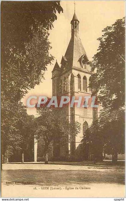 CPA Gien Loiret Eglise du Chateau