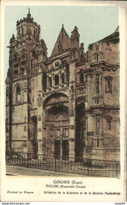 CPA Gisors Eglise