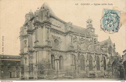 CPA GISORS-Eglise (COTE SUD)