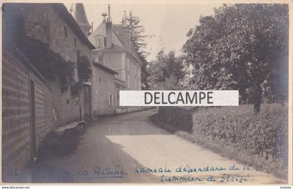 GLEIZE Hameau de la Rippe  - Carte photo privée 1924 avec indication manuscrite sur le dessus