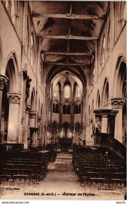 CPA Gonesse Interieur de l'Eglise FRANCE (1309032)