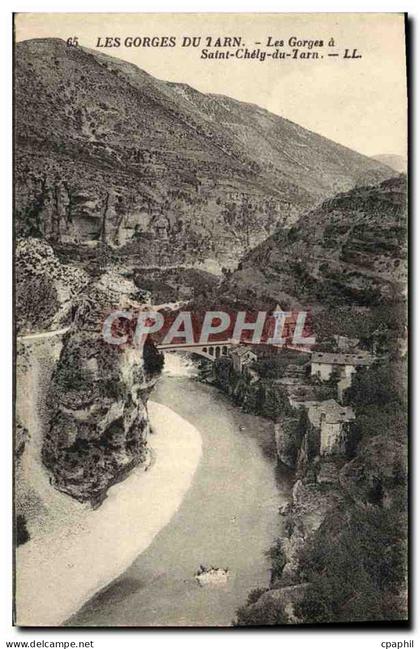 CPA Gorges Du Tarn Les Gorges Saint Chely du Tarn