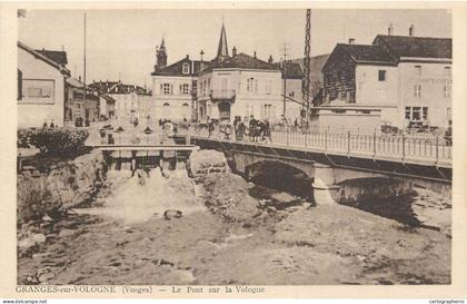 CPA France Granges sur Vologne pont