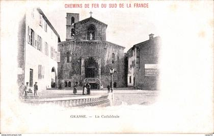 Grasse - La Cathedrale - CPA