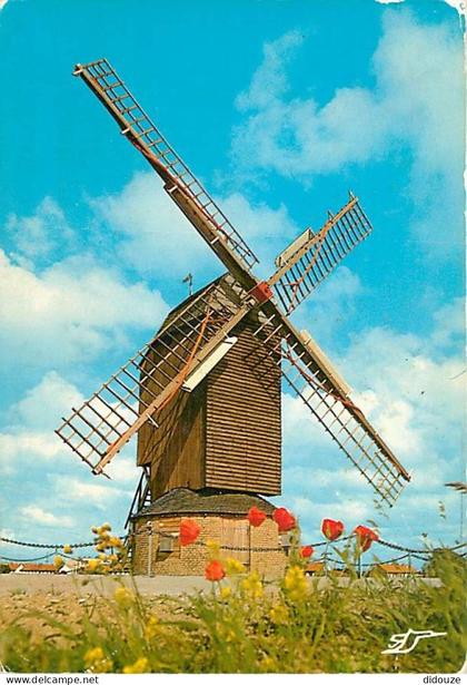 Carte Postale - 59 - Gravelines - Le Moulin à vent - Flamme Postale de Gravelines - CPM - Voir Scans Recto-Verso - Posca