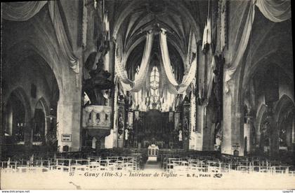 CPA Gray Interieur De I'Eglise